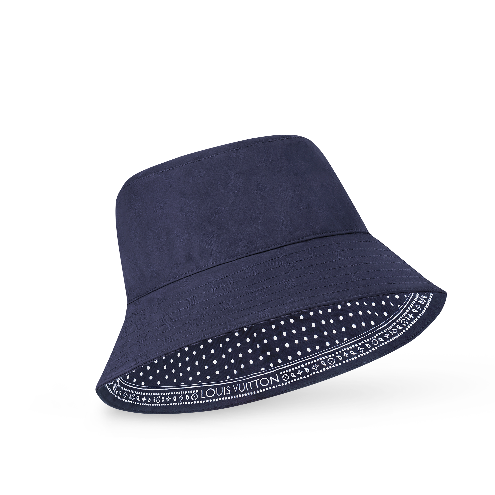 LOUIS VUITTON バケットハット M7411M ネイビー LOUIS VUITTON バケットハット M7411M ネイビー